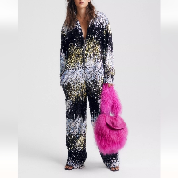Other - Bling Sequin Jumpsuit